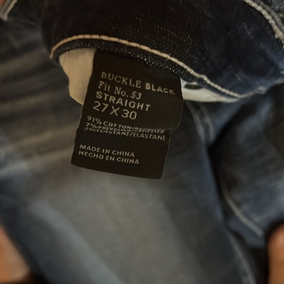 Buckle Black Fit No. 53 Straight 27 x 30 - Picture 3 of 4